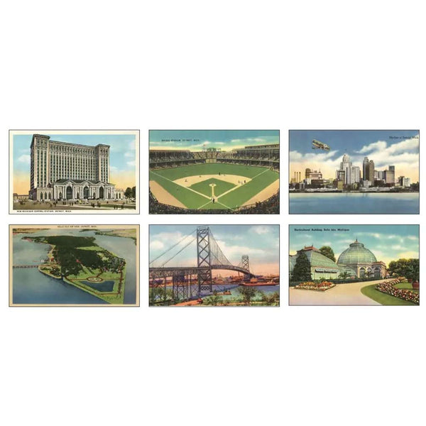 Michigan & Detroit Postcard Sets