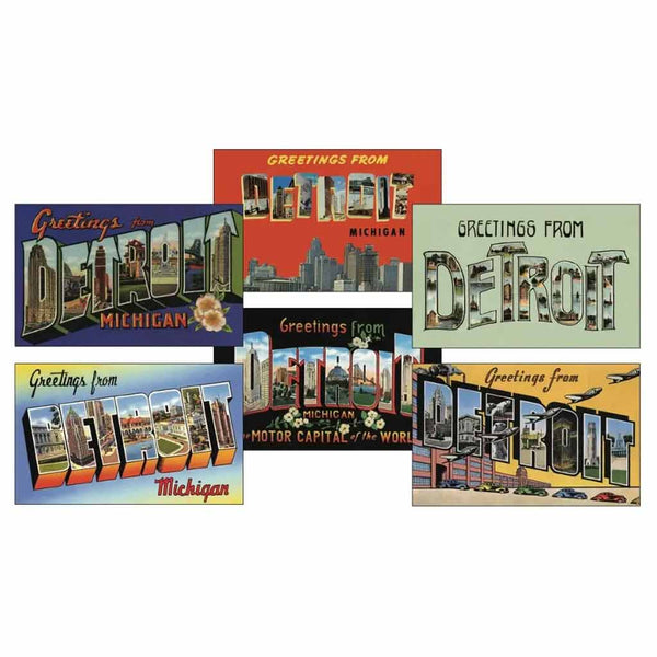 Michigan & Detroit Postcard Sets