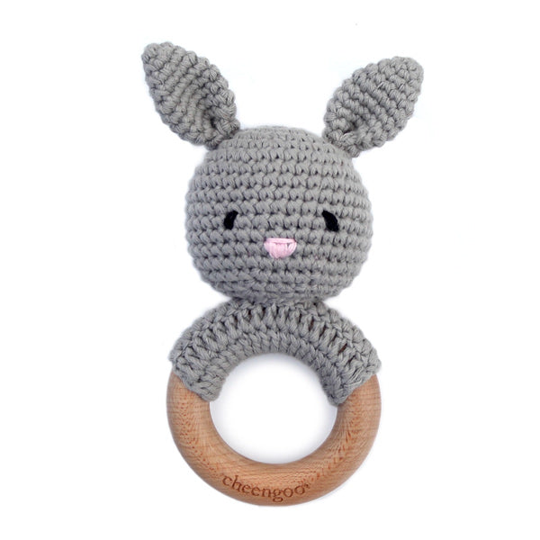 Bunny Rattle Teether