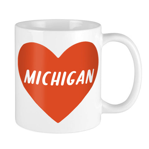 Michigan Heart Mug