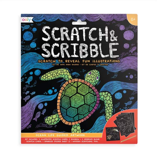 Large Scratch & Scribble Art Kits