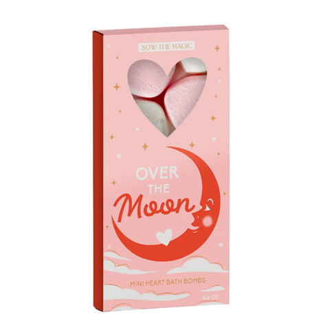 Over The Moon Mini Sweet Heart Bath Bombs Gift Set