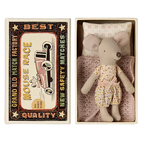 Little Sister Mouse Matchbox