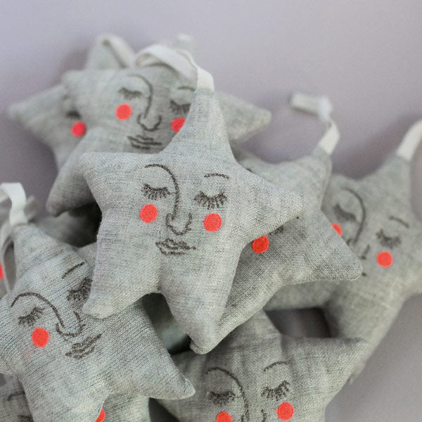 Handsome Star Lavender Ornament