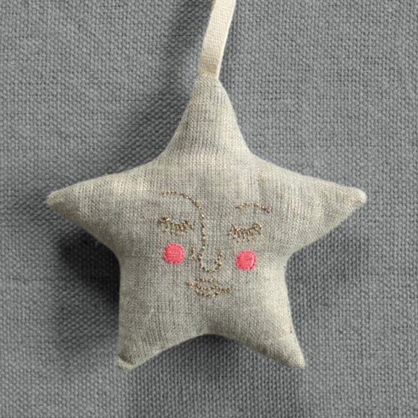 Handsome Star Lavender Ornament