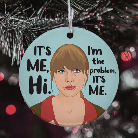 Taylor Swift "Hi It's Me" Ornament