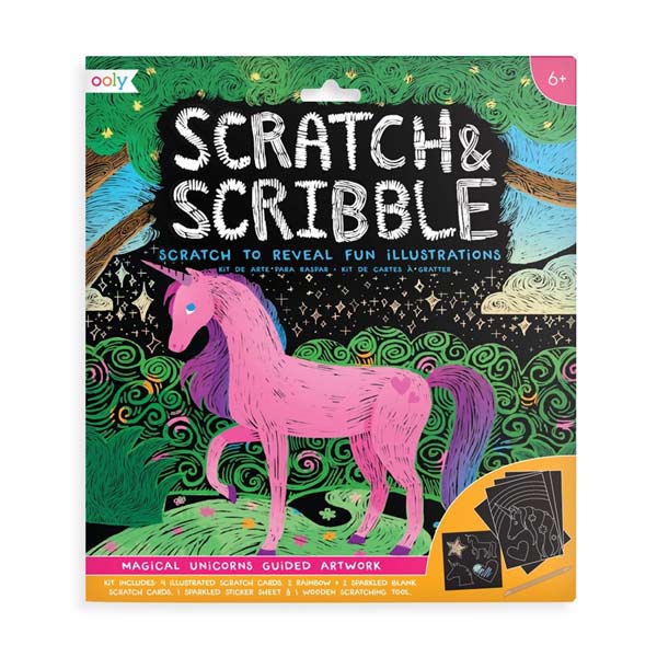 Large Scratch & Scribble Art Kits