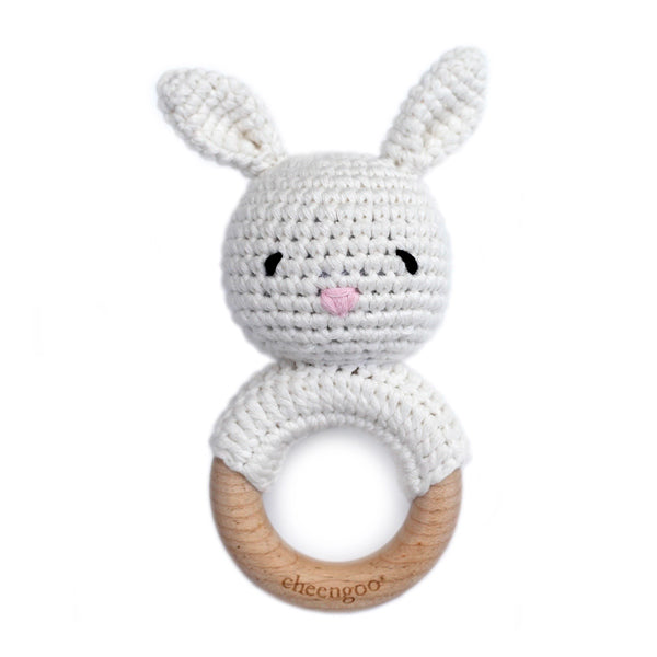 Bunny Rattle Teether