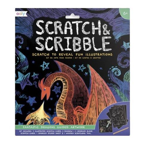 Large Scratch & Scribble Art Kits