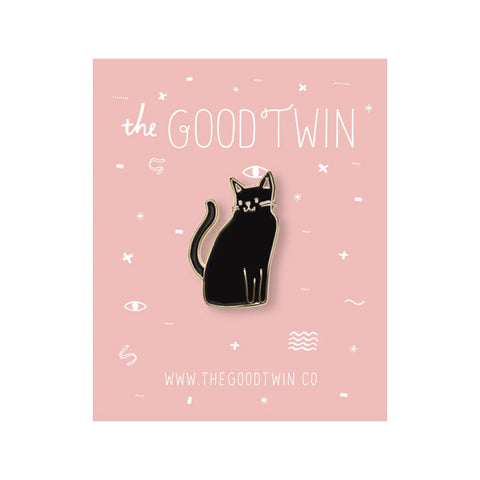 Black Cat Pin