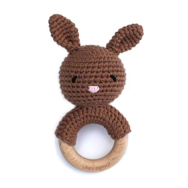 Bunny Rattle Teether