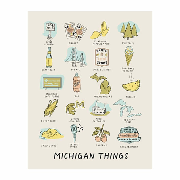 Michigan Things Print – City Bird